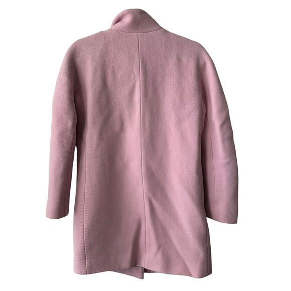 J. Crew Cocoon Coat Stadium Cloth Wool Pink - Picture 3 of 8